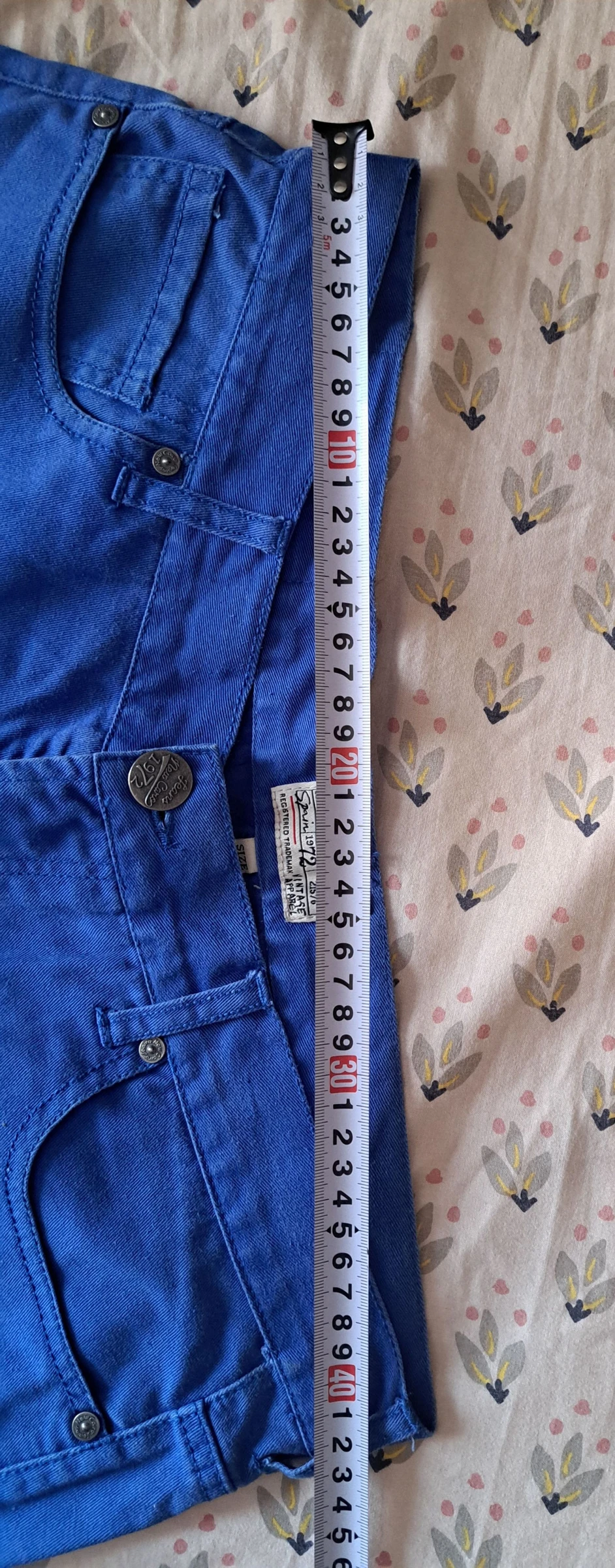 Bermudas vaqueras New Caro Jeans Azul Eléctrico-Talla 44 – photo 5